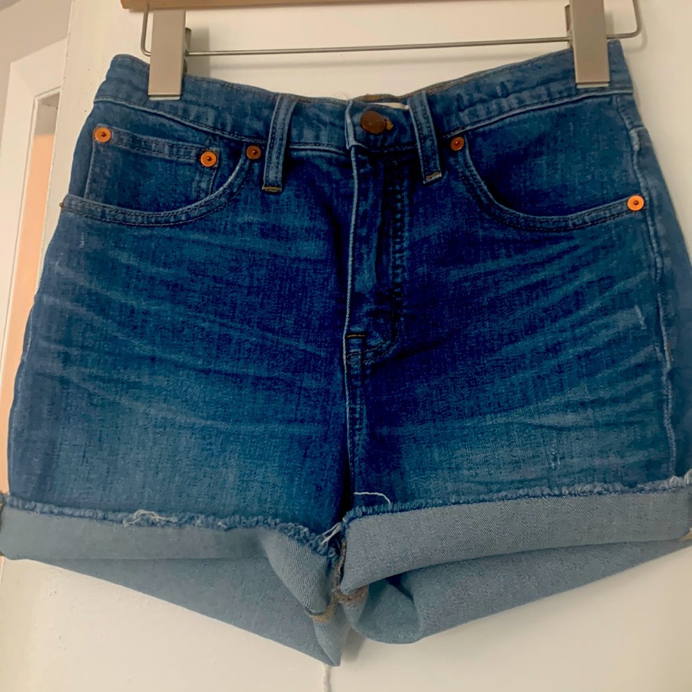Madewell High Rise Denim Shorts